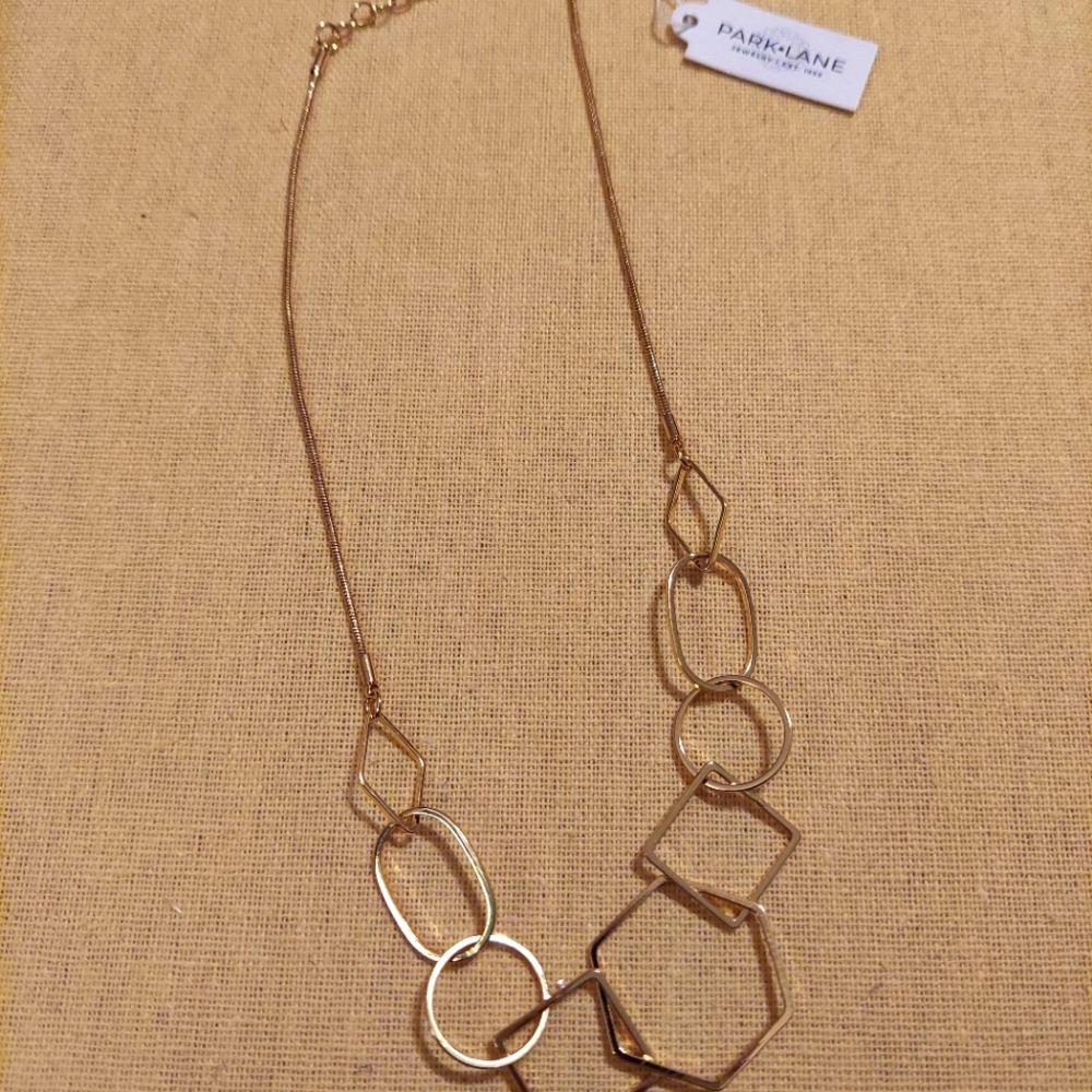 Gold Pixel Park Lane Necklace